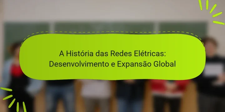 A História das Redes Elétricas: Desenvolvimento e Expansão Global